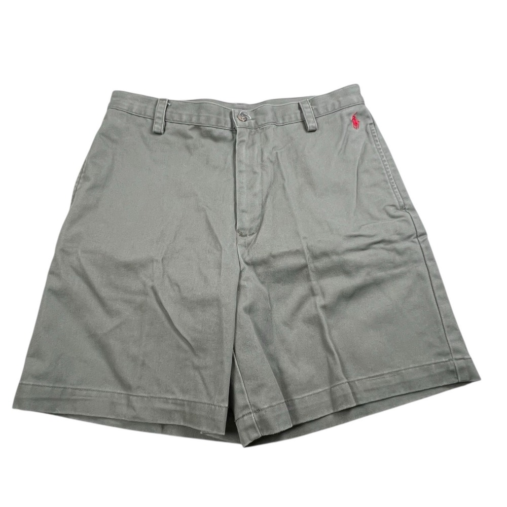 Vintage Ralph Lauren Sport Womens 6 Green‎ 6.5" Inseam Chino Shorts